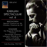 Herbert von Karajan - KARAJAN SPECTACLAR VOL VI BEETHOVEN & WAGNER Studio Recordings 1953 - 1960 '2020
