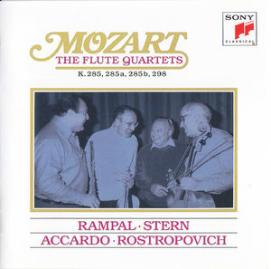 Mozart. Quartette fuer Floete und Streicher (Rostropovich)