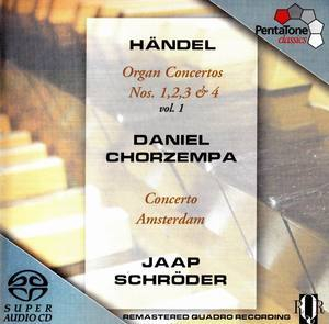 Organ Concertos - Nos. 1, 2, 3 & 4 - Vol. 1 (Daniel Chorzempa)