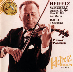 The Heifetz Collection, Vol.37: Schubert / Bach
