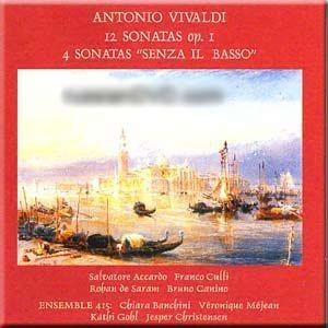 12 Sonatas Op.1, 4 Sonatas Senza Il basso (2CD)