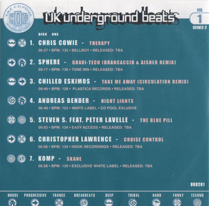 UK Underground Beats (Series 2 Volume 1)