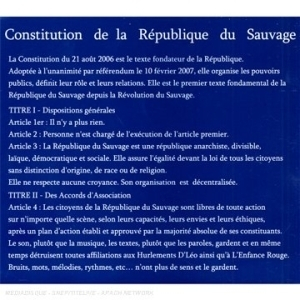 Constitution De La Republique Du Sauvage