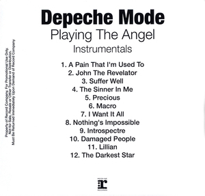 Playing The Angel (Instrumentals)