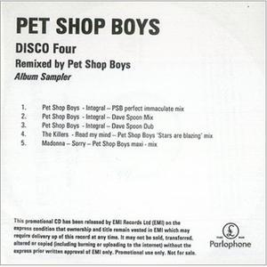 Disco Four - Remixed By Pet Shop Boys