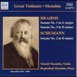 Yehudi & Hephzibah Menuhin - Schumann - Brahms: Violin Sonatas '1993