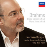 Norman Krieger - Brahms: Piano Concerto No. 2 / Piano Sonata No. 1 '2017