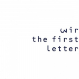 Wir - The First Letter '1991