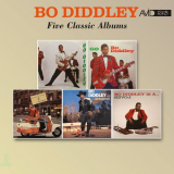 Bo Diddley - Five Classic Albums (Bo Diddley / Go Bo Diddley / Have Guitar Will Travel / Bo Diddley Is a Gunslinger / Bo Diddley Is a Lover) '2018