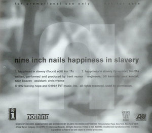 Happiness In Slavery (Promo Tvt-interscope 12' Vinyl Rip) [EP]