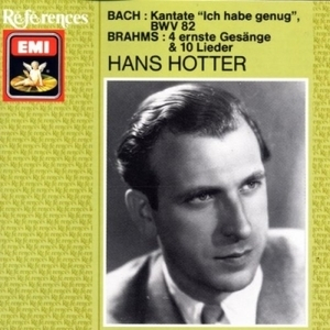 Bach Kantate Bwv.82 - Brahms Vier Ernste Gesange & 10 Lieder