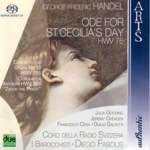 Ode For St. Cecilia's Day, Coronation Anthems - Fasolis