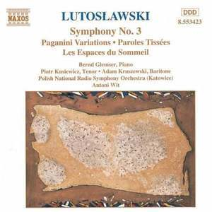 Lutoslawski - Orchestral Works Vol.3