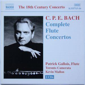 C.P.E. Bach: Complete Flute Concertos (CD1)