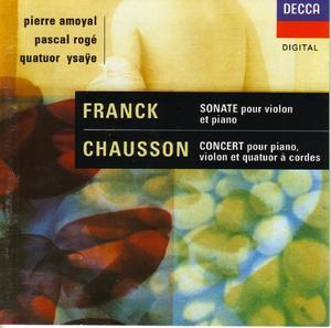 Chausson, Franck/concert In D Major, Violin Sonata