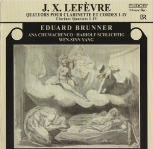 J.x.lefevre - Quartets For Clarinet And String Trio I-iv - E.brunner