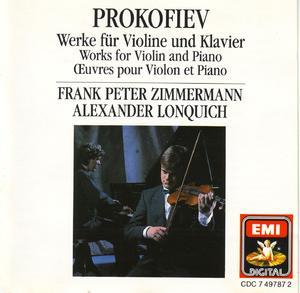 Prokoviev  - Works For Violin And Piano