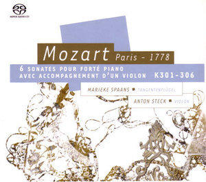 6 Sonates pour fortepiano avec violon K301-306 (M. Spaans, A. Steck)