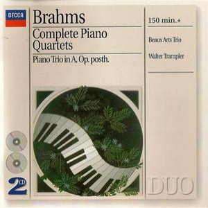 Brahms Complete Piano Quartets