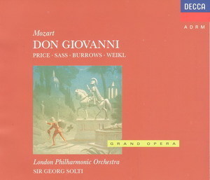 Mozart: Don Giovanni (Price, Sass, Burrows, Weikl)