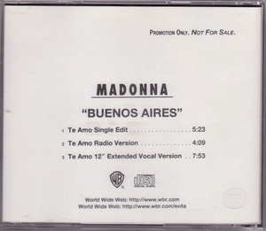 Buenos Aires (Maxi CD Single, Promo)