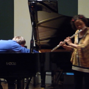 Nicole Mitchell Duo Performing At Pianoforte (may 2009)