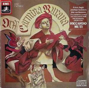 Carmina Burana - Cantiones Profanae (Riccardo Muti) {EMI 7 47100 2 Japan}
