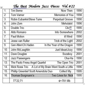 The Best Modern Jazz Pieces Vol.#22. Compilation By Sk