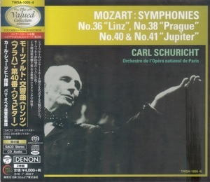 Symphonies No.36 ''Linz'', No.38 ''Prague'', No.40 & No.41 ''Jupiter'' (Carl Schuricht)