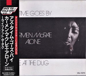 As Time Goes By / Carmen Mcrae Alone / Live At The Dug