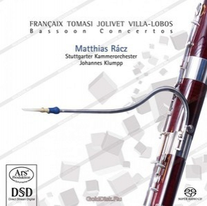 Francaix, Tomasi, Jolivet & Villa-Lobos: Bassoon Concertos