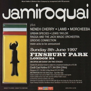 1997-06-08, Finsbury Park, London, England