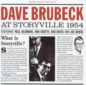 Dave Brubeck at Storyville 1954