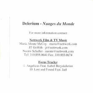 Nuages Du Monde Continuous Mix DJ CD