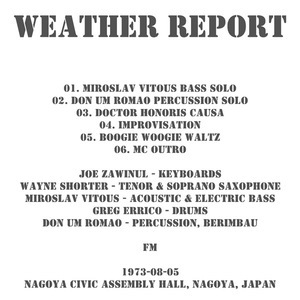 1973-08-05, Nagoya Civic Assembly Hall, Nagoya, Japan