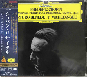 10 Mazurkas, Prelude Op. 45, Ballade Op. 23, Scherzo Op. 31 (Arturo Benedetti Michelangeli)