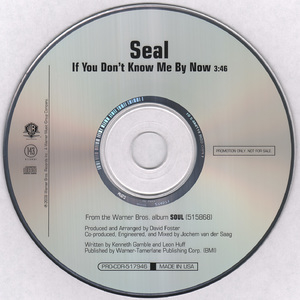 If You Don't Know Me By Now [promo]