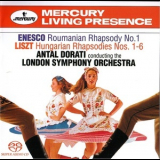 Antal Dorati - Roumanian Rhapsody No. 1 / Hungarian Rhapsodies Nos. 1-6 (Enesco, Liszt) '1995