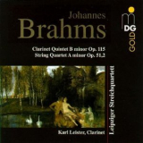 Brahms - Leipziger Streichquartet - Karl Leister / Quintet For Clarinet And String Quartet '1996