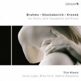 Trio KlaViS - Brahms, Shostakovich & Krenek: Works for Violin, Alto Saxophone & Piano '2021