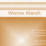 Warne Marsh - 1985-10-02, Donte's, North Hollywood, CA '1985