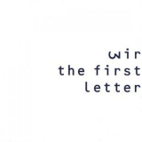 Wir - The First Letter '1991