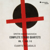 Cuarteto Casals - Shostakovich: Complete String Quartets, Vol. 1, Nos. 1-5 '2024