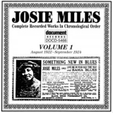 Josie Miles - Complete Recorded Works, Vol. 1-2 (1922-1925) '1996