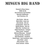 Mingus Big Band - 1998-10-30, San Francisco Jazz Festival, San Francisco, CA '1998